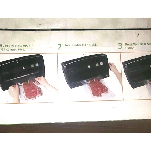 FoodSaver Bag Sealer Vacuum Packaging Sys Model V3020 Keeps Food Fresh 5x Longer